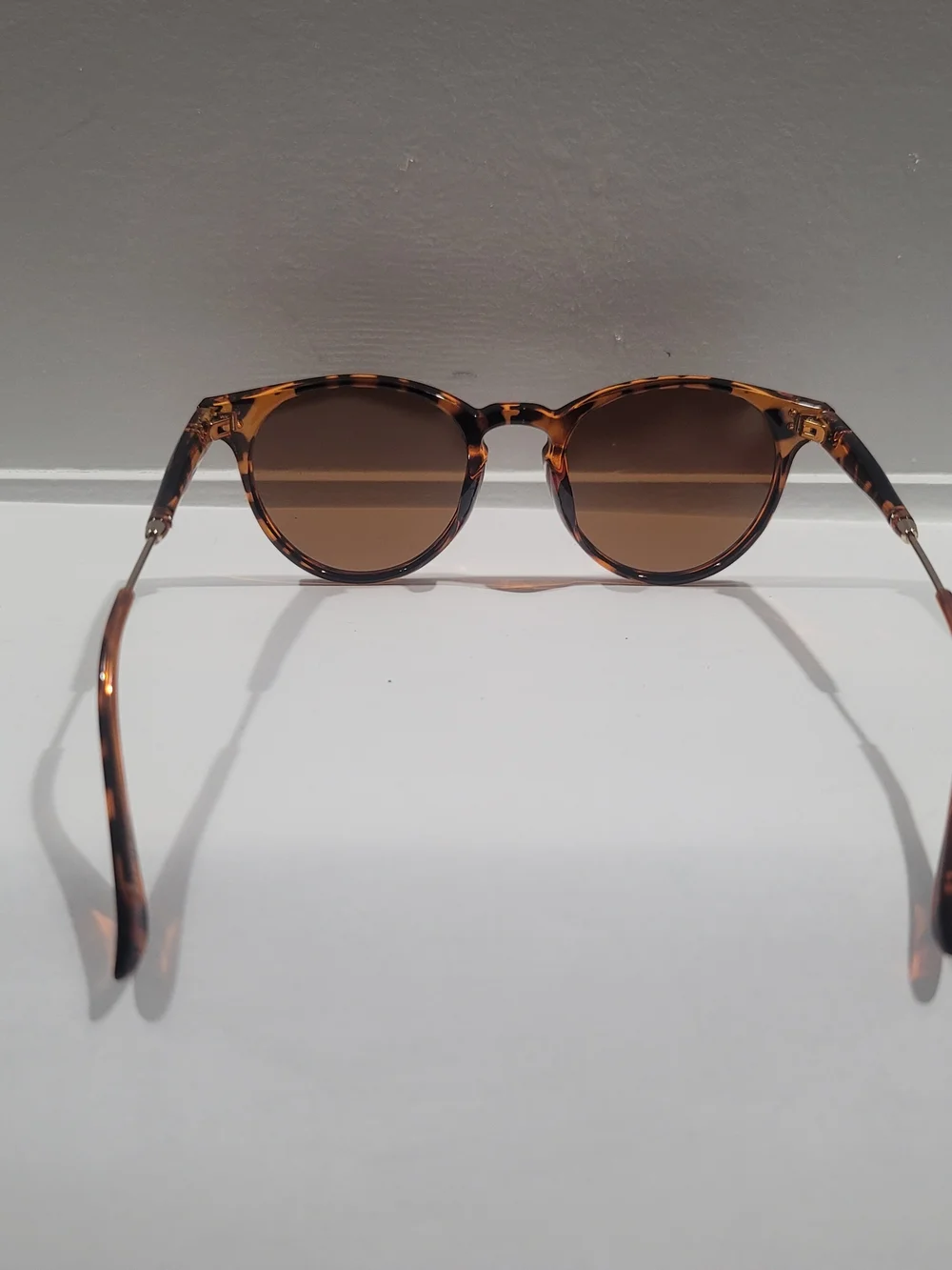 CLLOIO Tortoiseshell Polarized Sunglasses - Brown Lenses